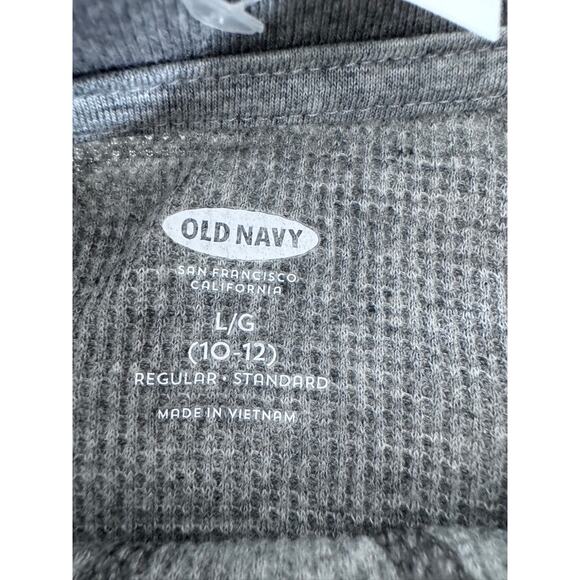 NWT!!"Old Navy" Waffle Thermal Long Sleeve Shirt Kids L SZ 10-12 Under Layers - Picture 3 of 8